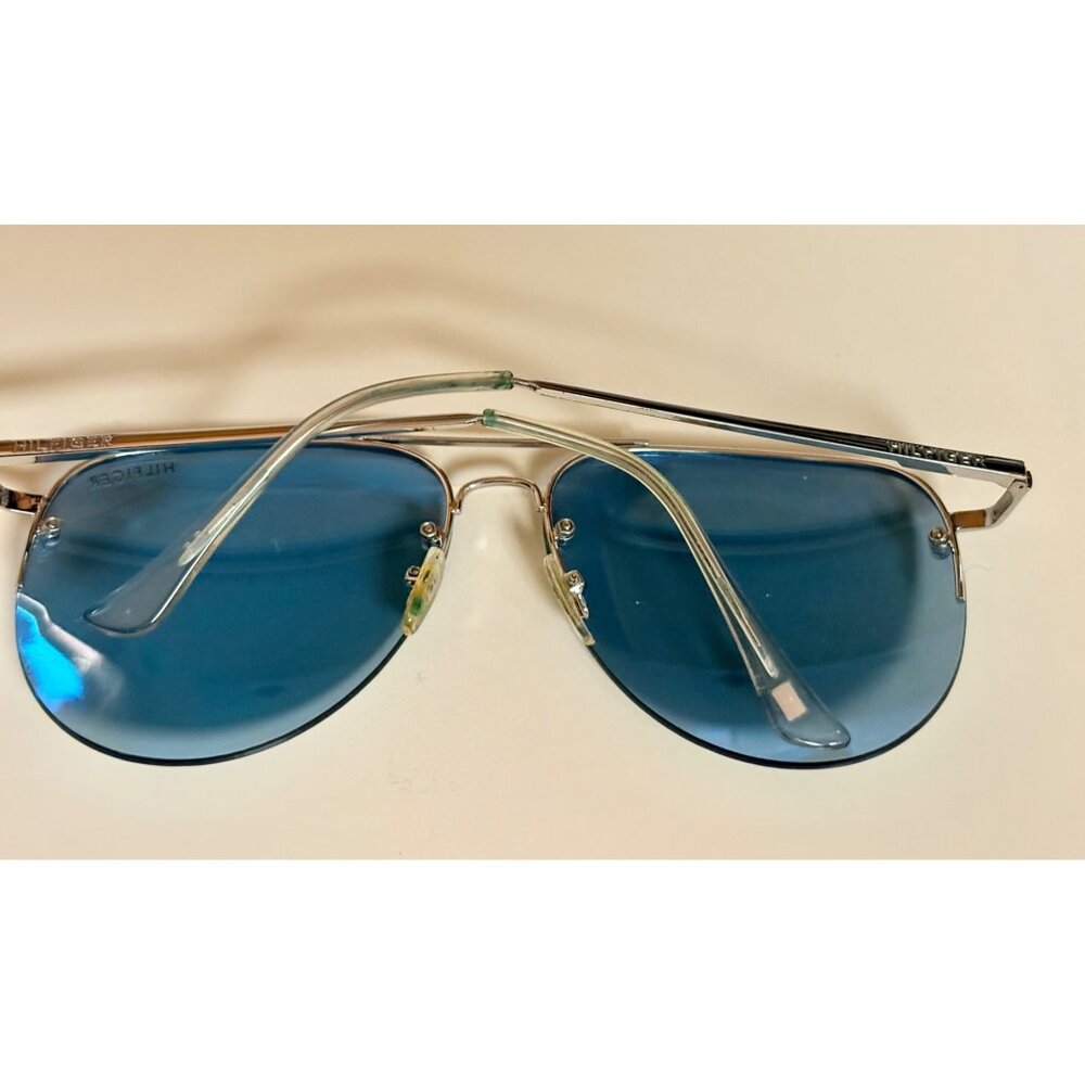 Tommy Hilfiger Barbie Aviator Sunglasses With Silver Frame Blue Tinted Lenses - Picture 6 of 8